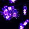 2Pack 20 LED Purple Spider String Lights with Timer - Total 13Ft Battery Powered (Purple)